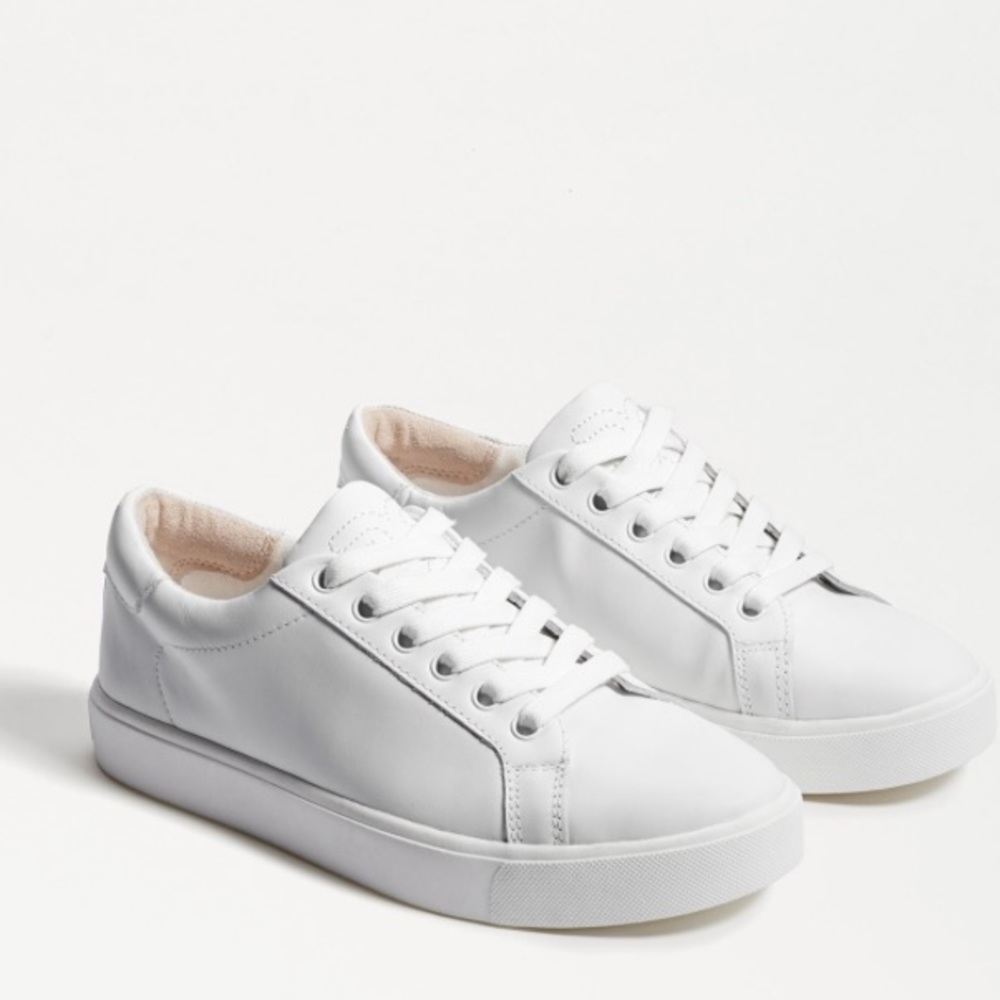 Sam Edelman Ethyl White Lace Up Sneaker